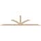 Ekena Millwork Richland Smooth Timber Gable Bracket, Douglas Fir, 96"W x 24"H x 3 1/2"D x 3 1/2"F, 6/12 Pitch GBW096X24X0404RIC00SDF - alternate 1